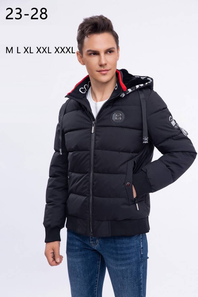 Kurtka męska zimowa Roz M-3XL, 1 Kolor Paczka 5 szt
